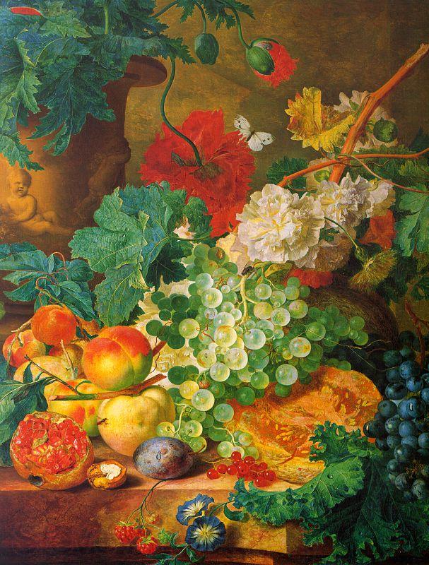 Jan van Huysum Fruit Still Life Norge oil painting art